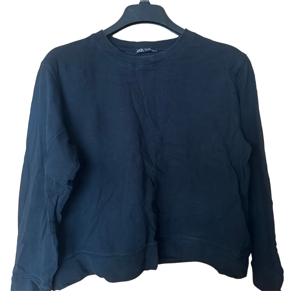 ZARA Black Crewneck